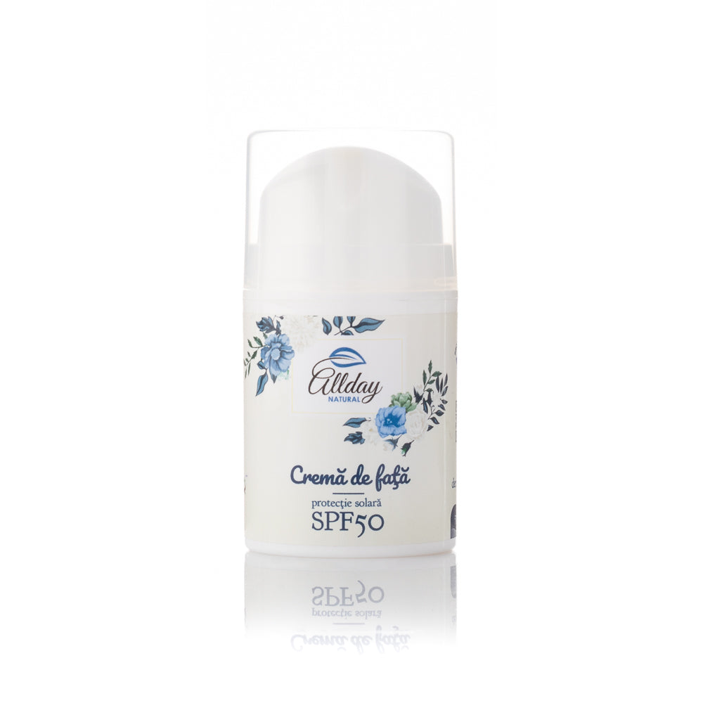 Cremă faţă cu protecție solară SPF 50