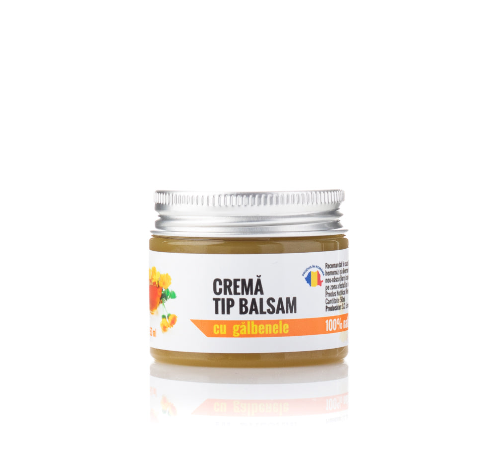 Cremă tip balsam cu gălbenele
