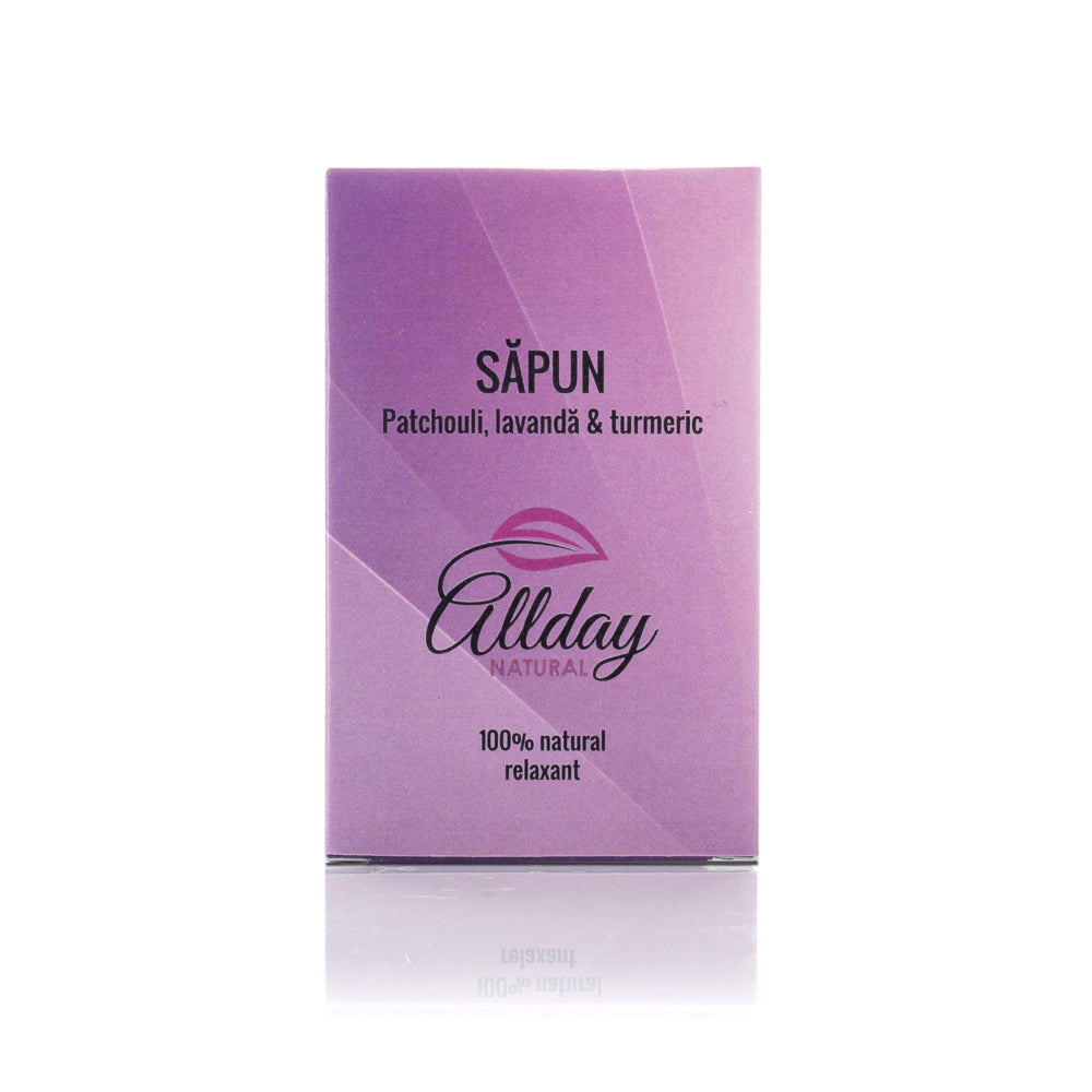 Săpun cu Patchouli, Lavanda și Turmeric
