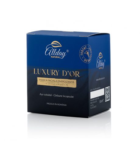MASCĂ FACIALĂ ENERGIZANTĂ – LUXURY D’OR